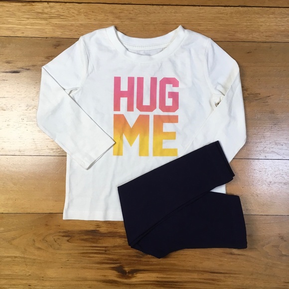 NWT Gymboree Girls Long Sleeve T-shirt and Legging - Picture 1 of 4